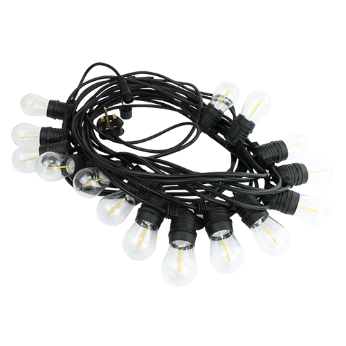 15m Outdoor Festoon Lighting Kit - Warm White