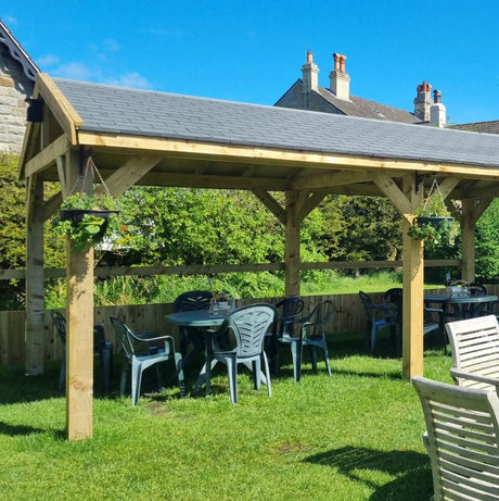 Do you need planning permission for wooden gazebos and pergolas in my garden?