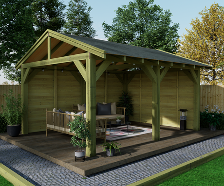 Featheredge Gazebo Privacy Side Kits