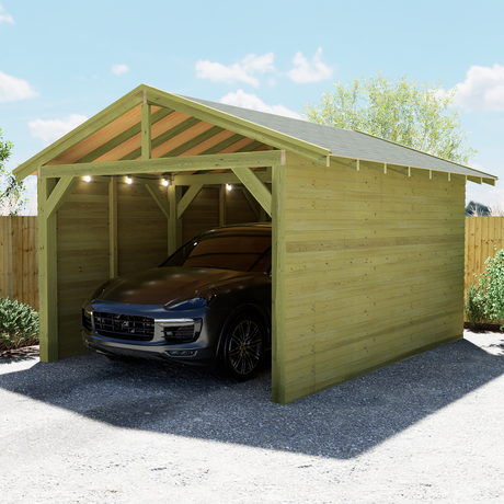 Wooden Carports