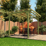 Wayland Clear Wooden Pergola Kits