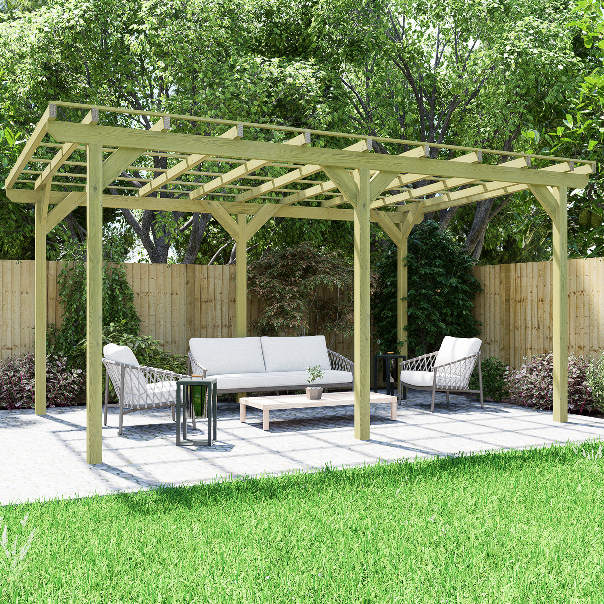 Wayland Plus Wooden Pergola Frame Kits