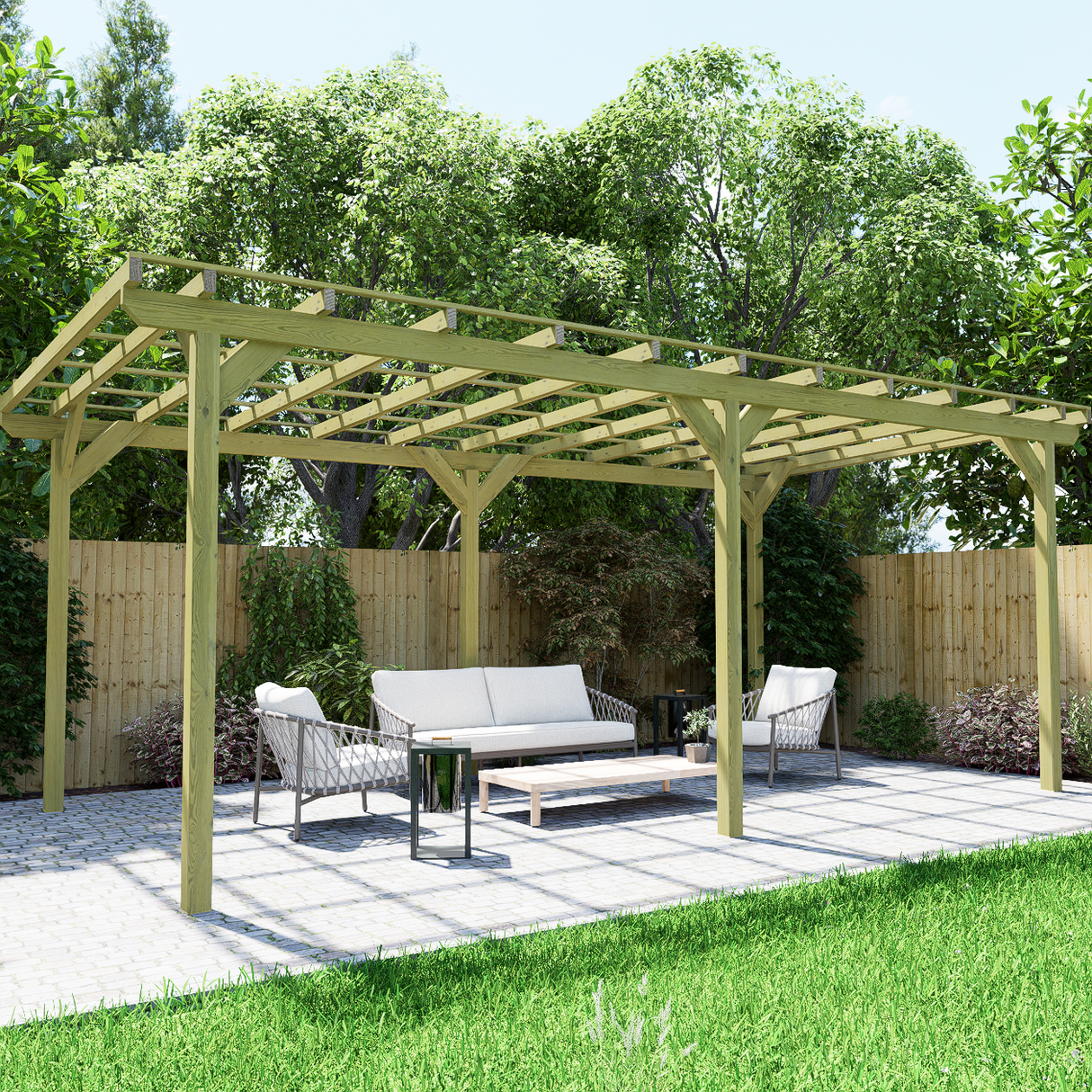 Wayland Plus Wooden Pergola Frame Kits