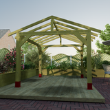 Apex Wooden Gazebo Frame Only Kits