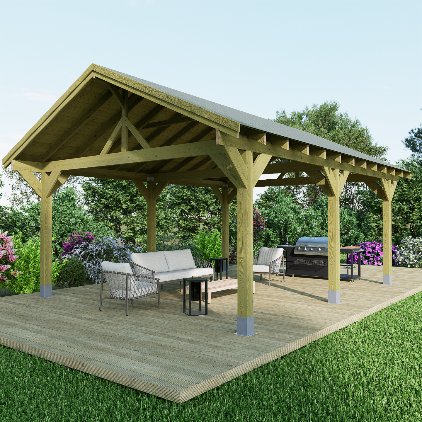 Apex Plus Premium Wooden Gazebo DIY Kits