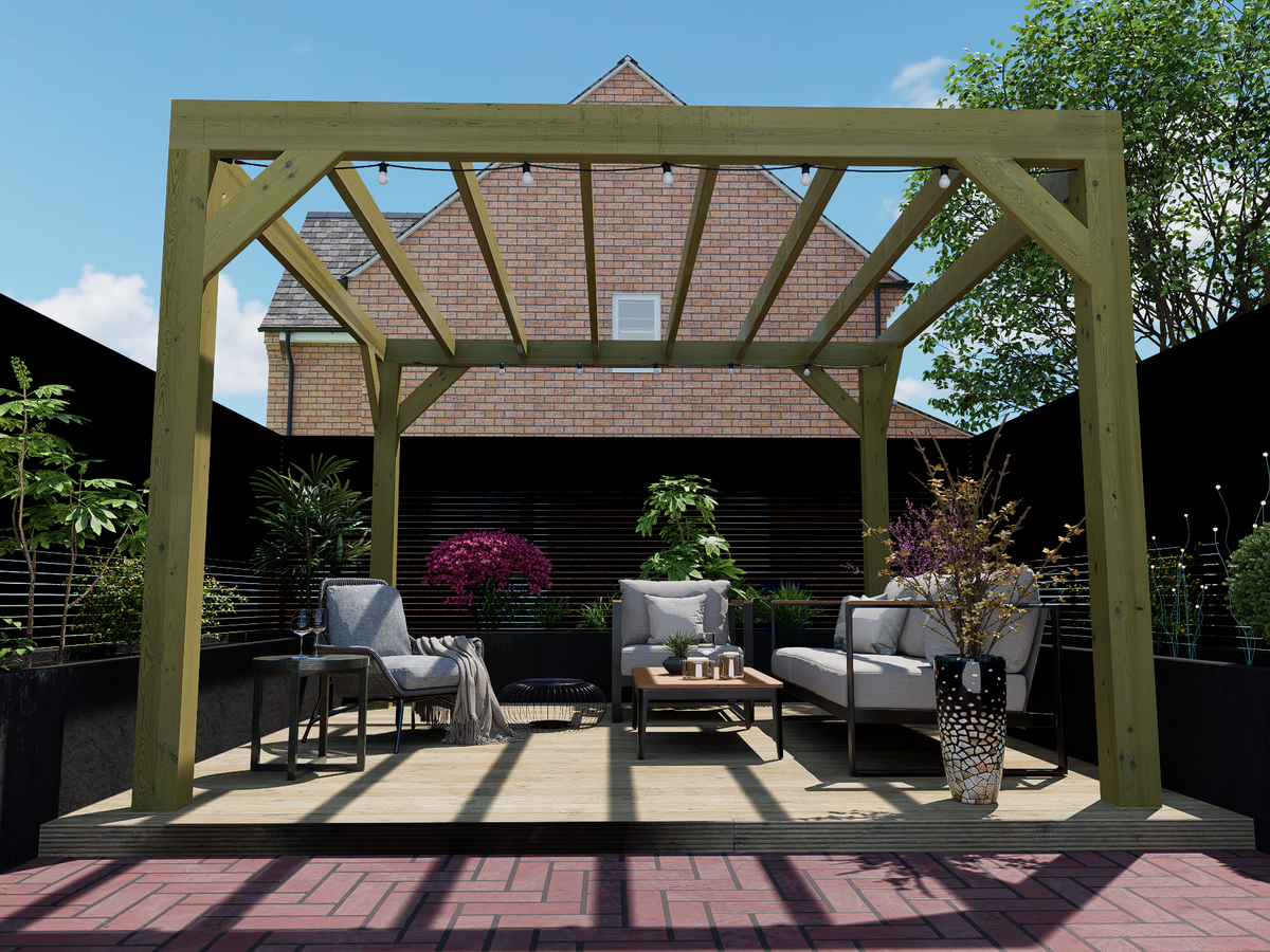 timbakit box pergola