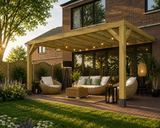 Chunky Lean-to Box Pergola Kit