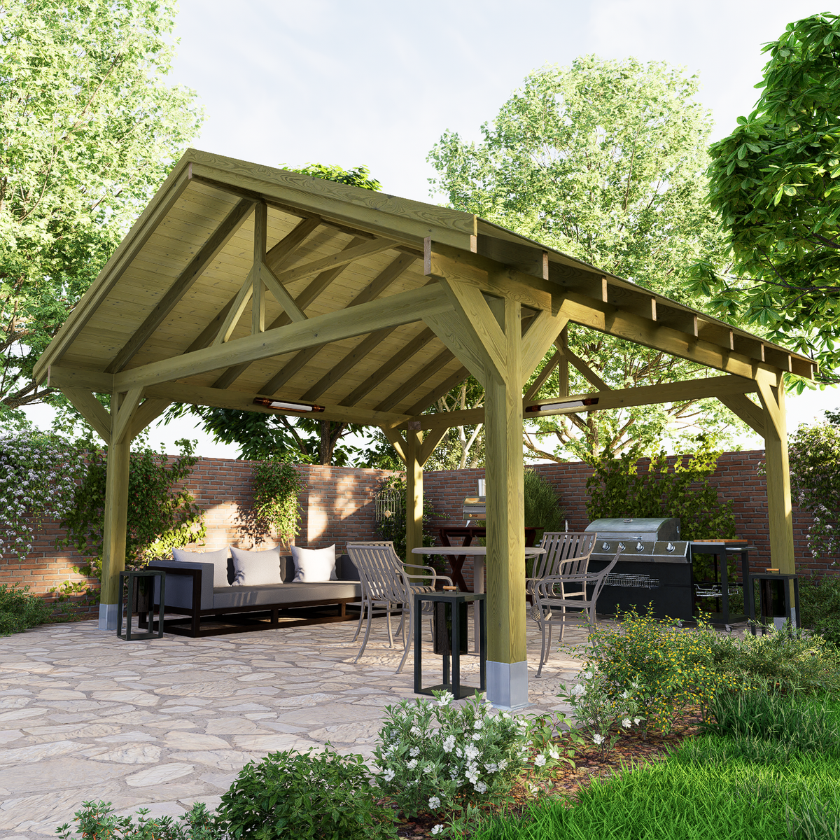 Apex Premium Wooden Gazebo DIY Kits – Timbakit